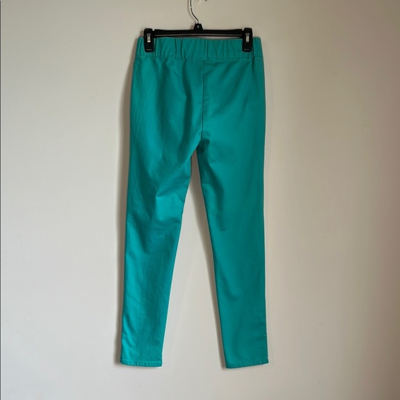 Soft Surroundings Teal Skinny Pants - Picture 2 of 2
